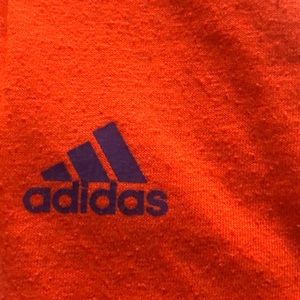 Orange Adidas Short- Sleeve T-Shirt